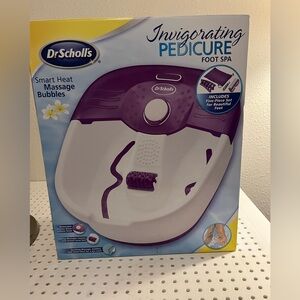 Dr. Scholl's Purple and White Pedicure Foot Spa